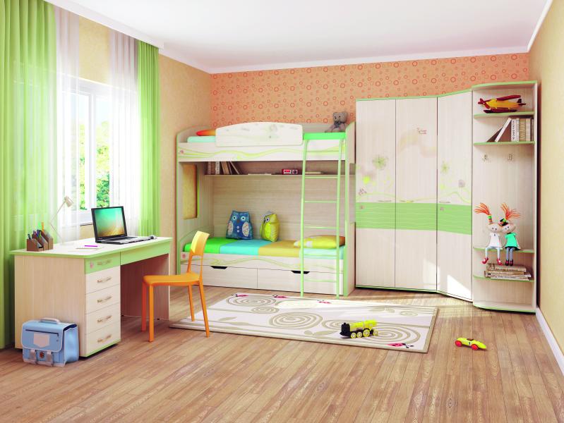 (4) Набор мебели для детской Акварель