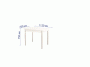 Обеденный стол Орфей 10 Белый Шпон