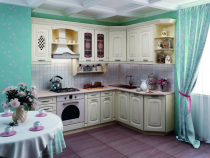 (1) Кухонный гарнитур Глория 3 (240х170 см)